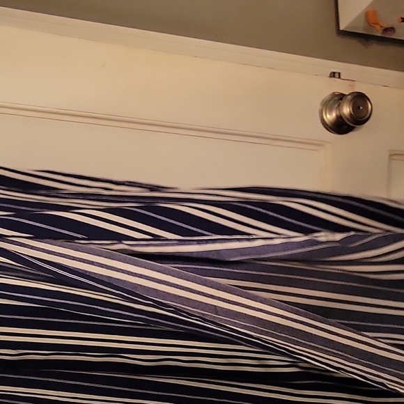 Show po striped open front flowy pants - Picture 10 of 11